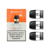 Geekvape Sonder Q Replacement Pods - (Pack of 3) - Vapour VapeGeekVape